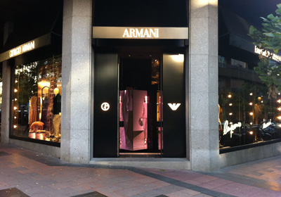 Nueva imagen de la tienda Armani en Madrid